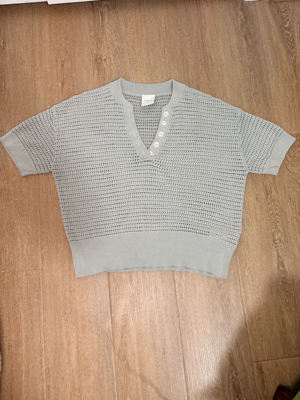 Varley Callie Sheer Knit Sweater